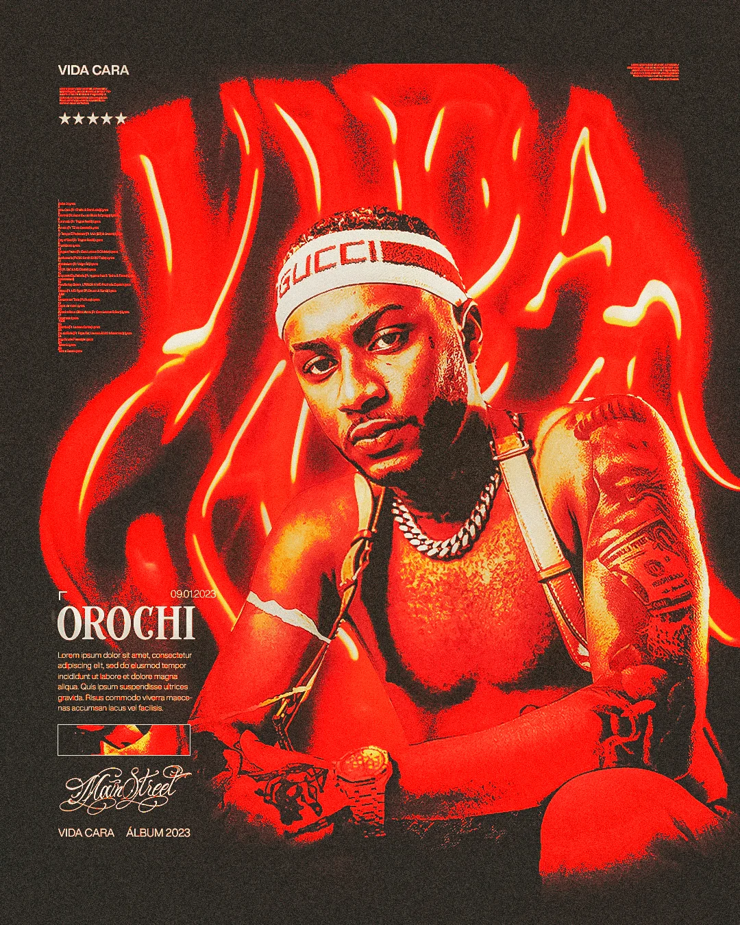 Orochi artwork design